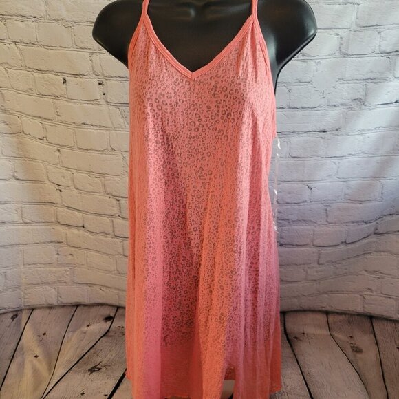 Juniors' Animal Print Cover-Up Dress - Picture 1 of 5